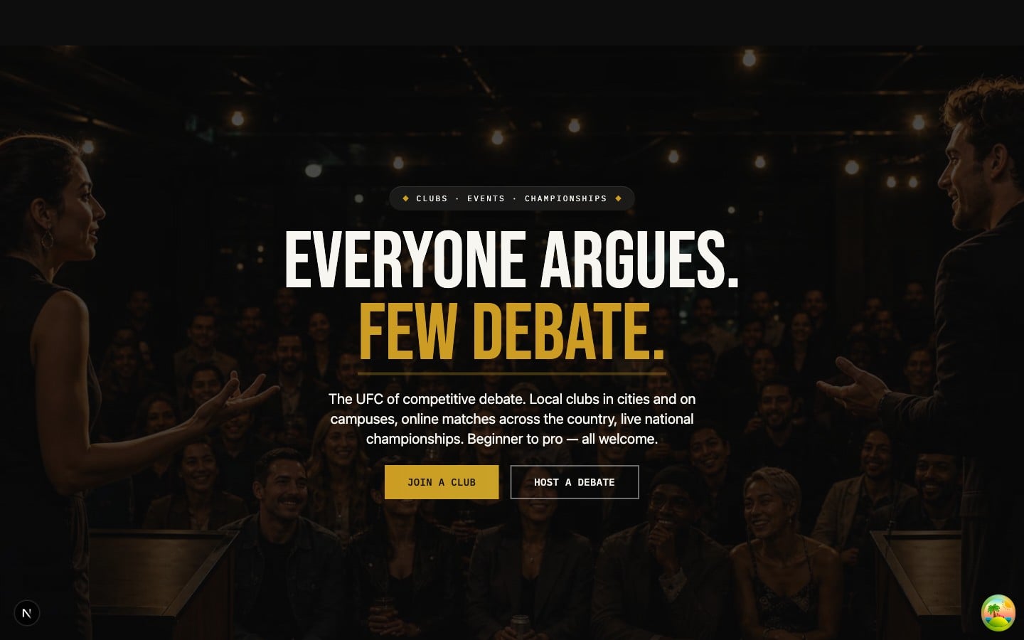 Homepage hero