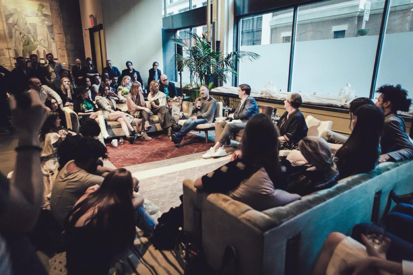 A salon-style debate night